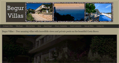 Desktop Screenshot of begurvillas.com