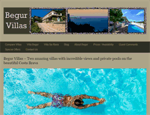 Tablet Screenshot of begurvillas.com
